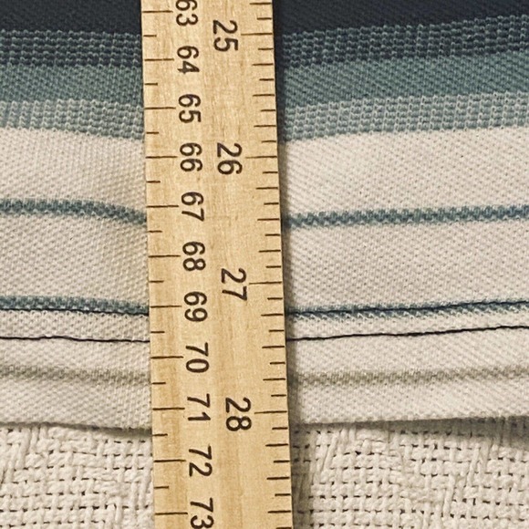 South Pole Polo Shirt Mens Size XL Black Green White Striped With Collar - Picture 14 of 16